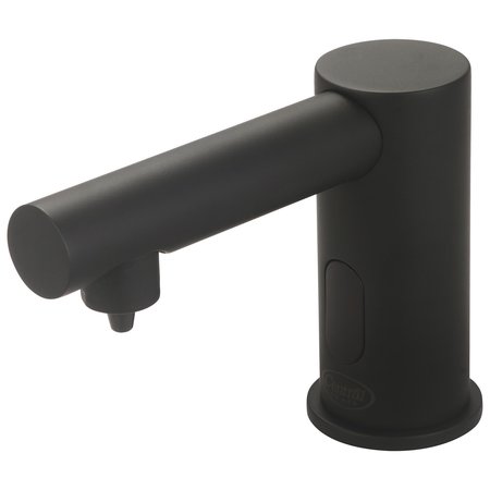 CENTRAL BRASS Single Hole Deck Mount Electronic Sensor Soap Dispenser in Matte Black 2099-MB